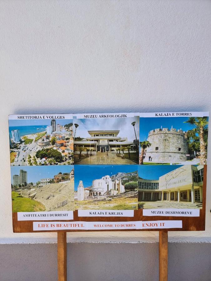 Guest House Vila Elezi Durrës Esterno foto